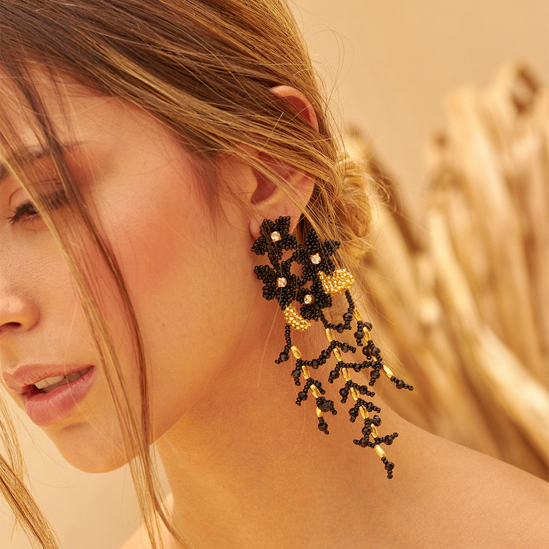 Golden Rambutan Earrings